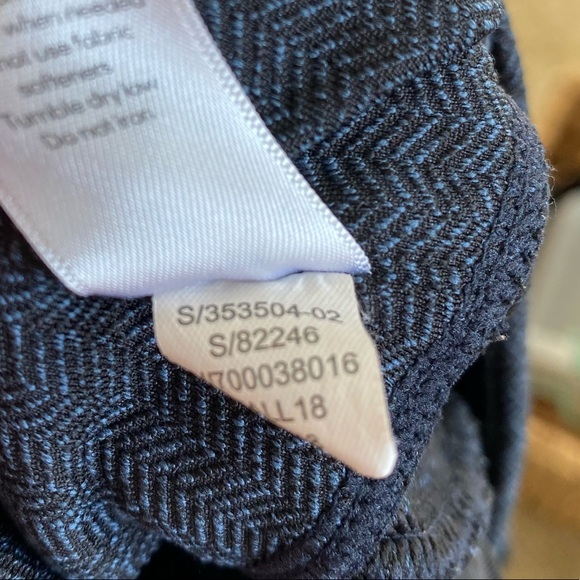 Athleta Leggings Small Herringbone Mercer Tight blue Black running women’s - Picture 14 of 14